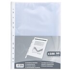 SACH.100 POCH.PERFO A4 PP Grainé 4/100 EXACOMPTA