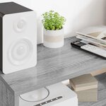 vidaXL Meuble TV Gris Sonoma 80 x 30 x 40 cm Bois d'ingénierie