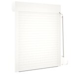 vidaXL Volet roulant aluminium 70x100 cm blanc
