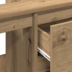 vidaXL Armoire lavabo chêne artisanal 65x33x60 cm bois d'ingénierie