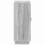 vidaXL Buffet Sonoma gris 66 x 34 5 x 87 cm Bois d'ingénierie