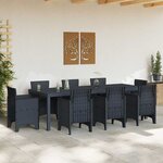 vidaXL Table de jardin pour repas Anthracite 250 x 100 x 73 cm