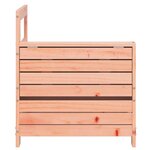 vidaXL Canapé de jardin accoudoir avec table d'appoint massif douglas