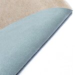 vidaXL Tapis en peau de vache véritable beige 180x220 cm