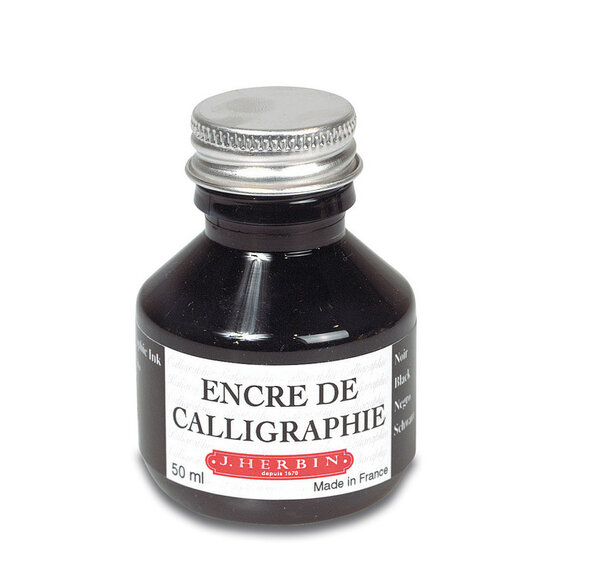 Encre de calligraphie 50ml Noir HERBIN