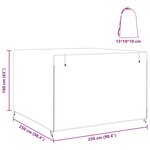 vidaXL Housse pour balancelle d'extérieur 250 x 250 x 160 cm