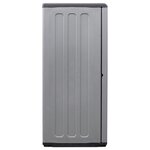 vidaXL Armoire de rangement de jardin Gris et noir 68x37x84 cm PP