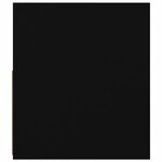 vidaXL Meuble TV avec lumières LED noir 120x35x40 cm