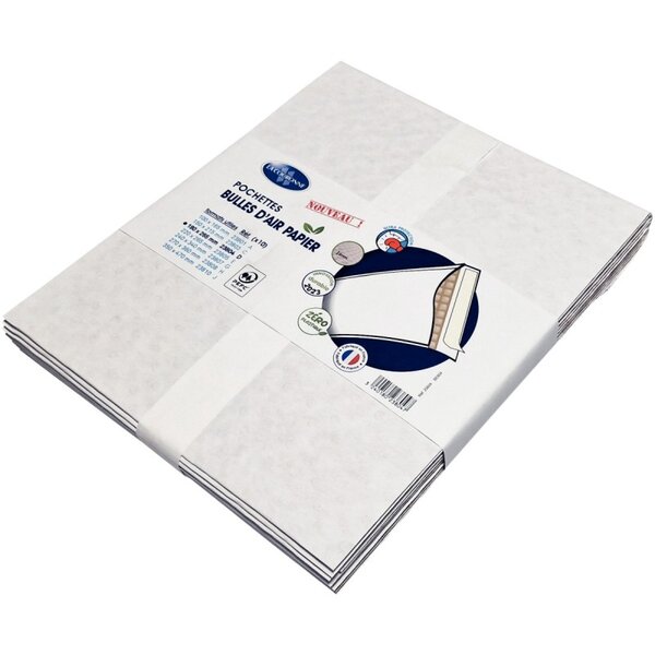 Paquet de 10 pochettes bulle air blanc  180 x 265 mm