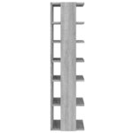 vidaXL Étagères à chaussures 2 Pièces Sonoma gris 27 5x27x102 cm