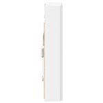vidaXL Armoire Miroir de Salle de Bain Blanc 43 x 11 5 x 60 5 cm