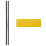 vidaXL Films solaires 5 Pièces effet réfléchissant statique argenté PVC