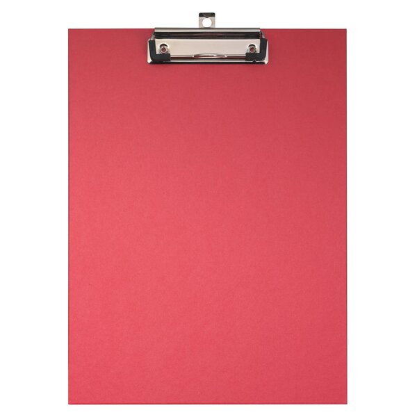 Porte-bloc Papier Enduit - Format 23x32cm Pour A4 - Rouge - Exacompta