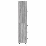 vidaXL Ensemble de Meubles 2 Pièces Sonoma gris 34 5 x 34 5 x 90 cm