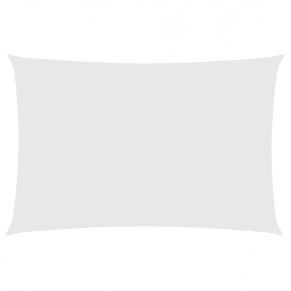 vidaXL Voile de parasol tissu oxford rectangulaire 2x4 m blanc