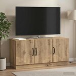 vidaXL Meuble TV 99 x 34 5 x 47 cm Chêne artisanal Bois d'ingénierie