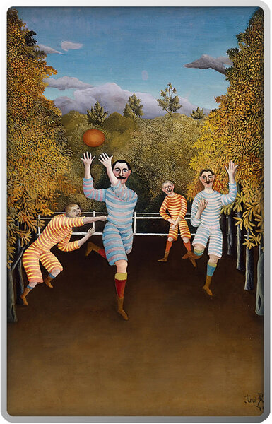 Monnaie FOOTBALL PLAYERS Henri Rousseau Argent 500 Francs Cameroon 2026