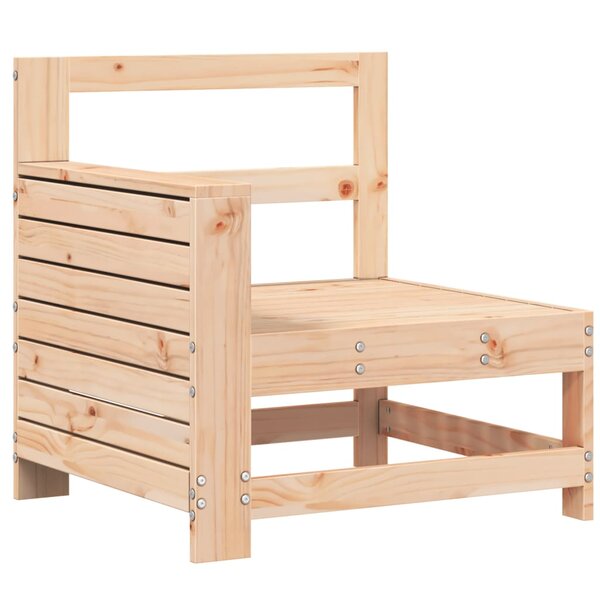 vidaXL Canapé de jardin accoudoir 69x62x70 5 cm bois massif de pin