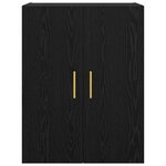 vidaXL Meuble mural Noir 69 5 x 34 x 90 cm Bois d'ingénierie