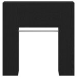 vidaXL Meuble de couloir avec étagère Chêne noir 97 5 x 37 x 99 cm