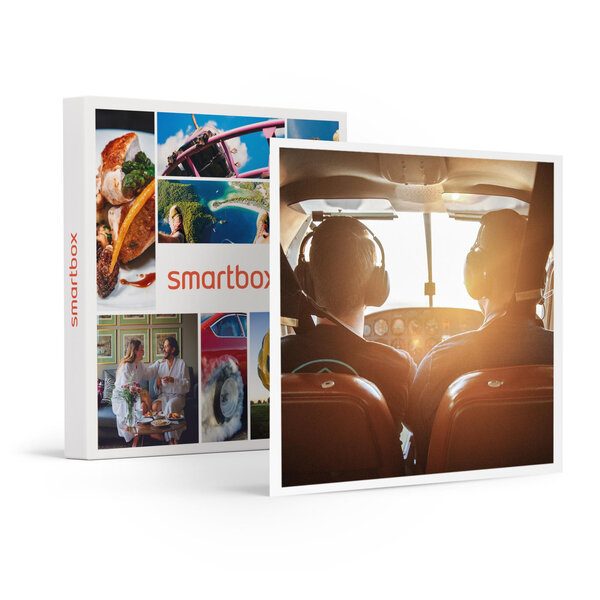 Survol privé de la côte d’azur d’1h pour 2 - smartbox - coffret cadeau sport & aventure