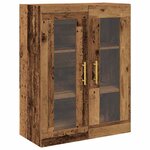 vidaXL Haut Armoire 2 Pièces Bois ancien Bois d'ingénierie
