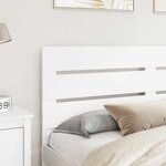 vidaXL Tête de lit Blanc 180 cm Bois d'ingénierie
