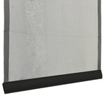 Vidaxl moustiquaire de porte rideau en maille 10 pièces noir 240x240 cm