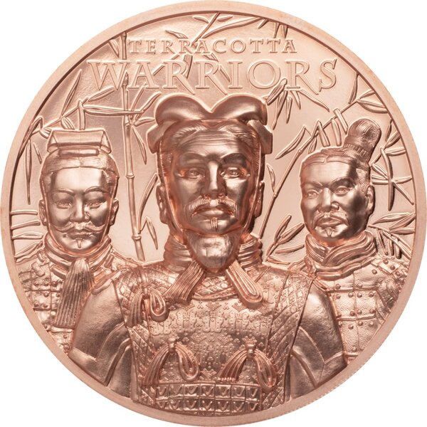 Pièce de monnaie 1 Dollar Iles Cook Armée de Terre Cuite 2021 – Cuivre BE