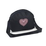 Bayer Chic 2000 853-26 - Sac à langer pour poussettes de poupées  Mélange anthracite - bleu foncé - rose