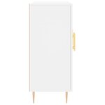 vidaXL Buffet blanc 90x34x80 cm bois d'ingénierie