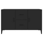 vidaXL Buffet noir 100x36x60 cm bois d'ingénierie