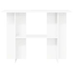 vidaXL Table console Blanc 100 x 30 x 75 cm Bois d'ingénierie