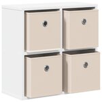 vidaXL Buffet Blanc 49 5 x 22 x 47 cm