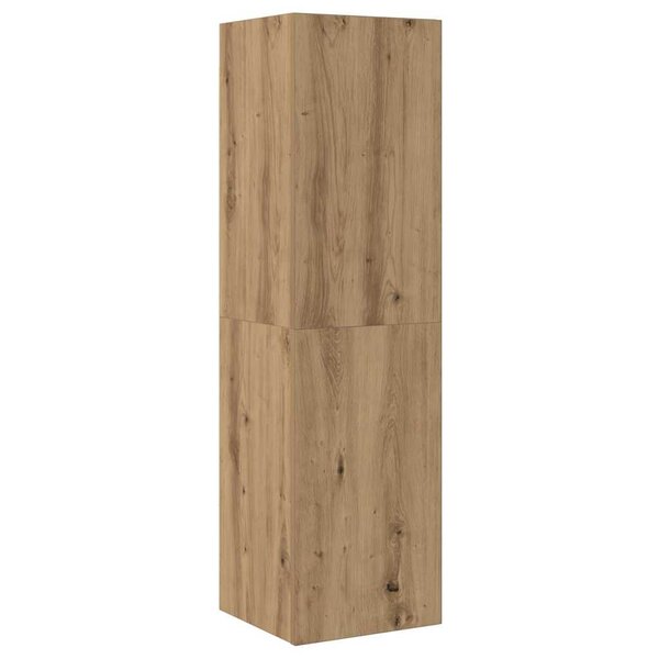 vidaXL Meuble TV chêne artisanal 30 5x30x110 cm bois d'ingénierie
