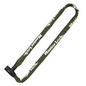 Chaîne Antivol Vélo avec Serrure à Clé 100 cm Chaîne Vert