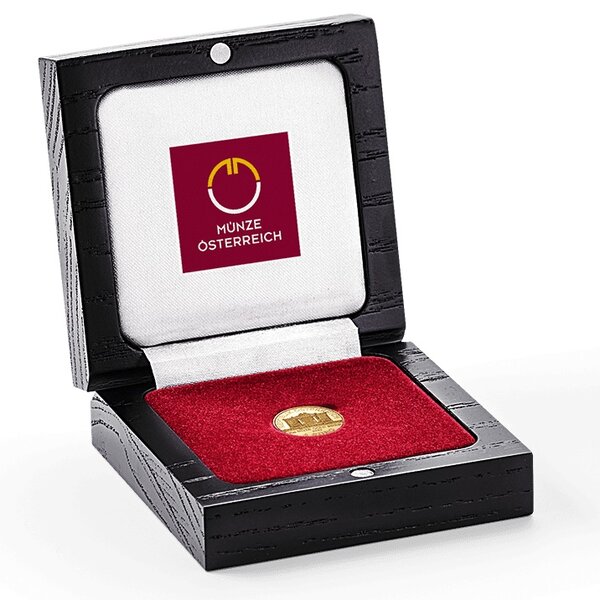 Ecrin collector Monnaie d'Autriche pour pièce de monnaie 4 euro Autriche 1/25 once or – Philharmonique