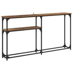 vidaXL TableConsole Bois ancien 145x22.5x75cm Bois d'ingénierie