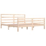 vidaXL Cadre de lit sans matelas bois massif de pin 200x200 cm