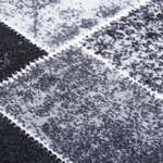 vidaXL Tapis de couloir Gris 80x350 cm