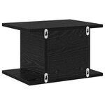 vidaXL Table de chevet 2 Pièces Chêne noir 40 x 30 x 25 cm