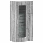 vidaXL Meuble mural Sonoma gris 55 x 29 x 100 cm Bois d'ingénierie