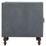 vidaXL Fauteuil gris tissu