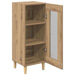 vidaXL Buffet Chêne artisanal 34 5 x 32 5 x 90 cm Bois d'ingénierie