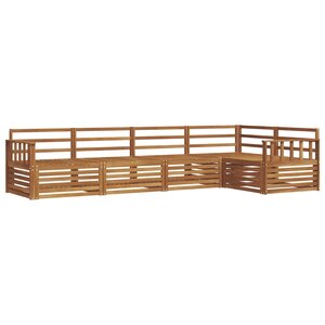 vidaXL Ensemble de canapés d'extérieur 5 pc Naturel