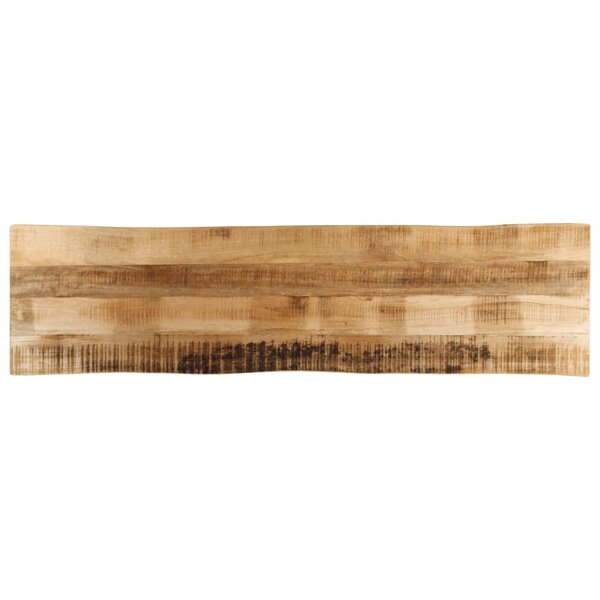 vidaXL Dessus de table bord vivant 180x40x2 5 cm bois de manguier brut