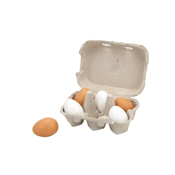 Œufs en bois Viga 59228 (6Pièces)