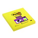 Bloc Notes 90f Super Sticky 76 x 76 mm Jaune POST-IT