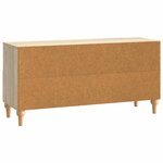 vidaXL Meuble TV 102 x 34 5 x 50 cm Chêne Sonoma Bois d’ingénierie