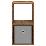 vidaXL Table de chevet 2 Pièces Bois ancien 25 5 x 22 x 49 5 cm